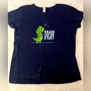EUC Reach for the Stars T-Rex Short Sleeve T-Shirt - Medium